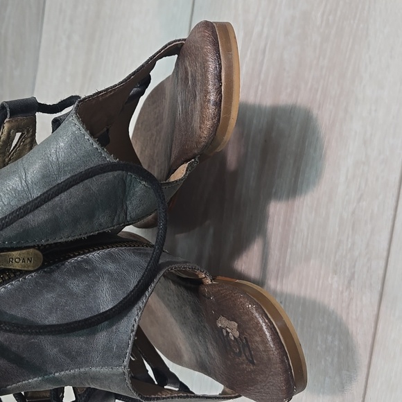 Roan By Bed Stu Women Leather Thong Gladiator Sandals Flats Shoes Sz 7 - Picture 7 of 11